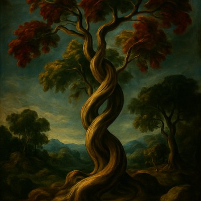 a tree in nature