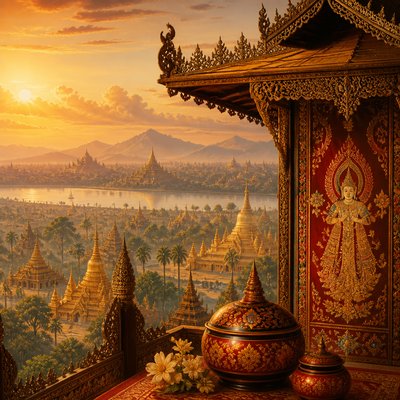 Burmese Art Style 2