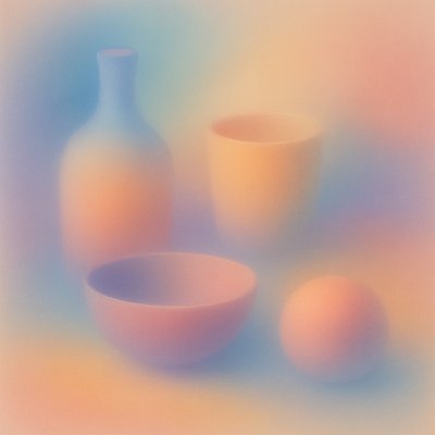 still life with everyday objects