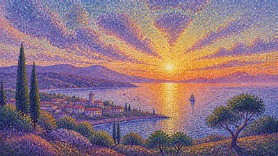 sweeping panoramic landscape with a dramatic sky
