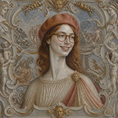 Fontainebleau Art Style Style Transfer Example
