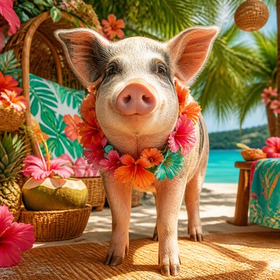 animal standing in natural pose — Tropicalcore Aesthetic