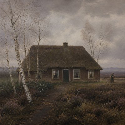 house with front view — Worpswede Art Style