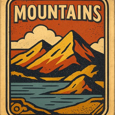 Vintage Sticker Design 2