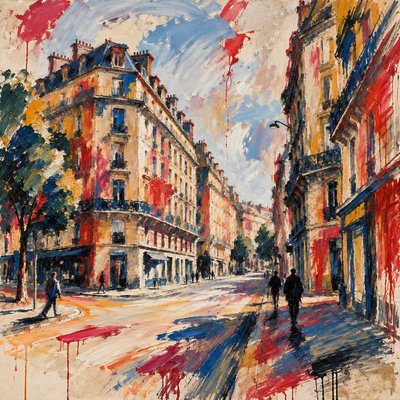 Transavantgarde Art Style Style Transfer Example