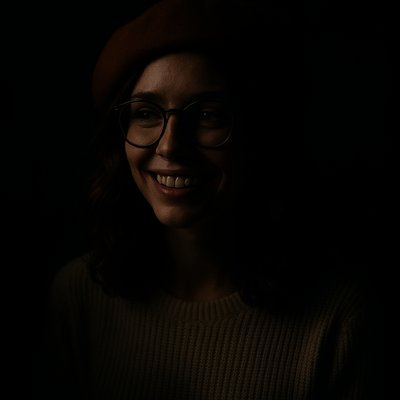 Moody Portrait Photography Style Style Transfer Example