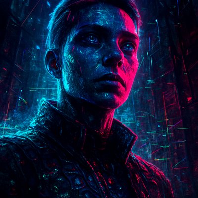 Cyberpunk Sci-Fi Art 1