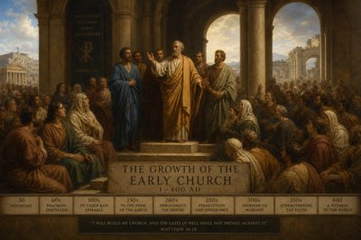 growth of the early church in the first 400 years AD