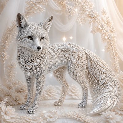 animal standing in natural pose — Bridal Jewelry Design
