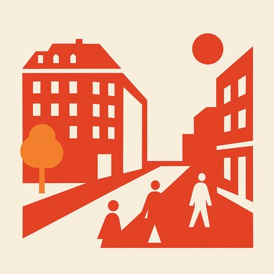 Flat Icon Design Style Transfer Example