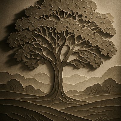 a tree in nature