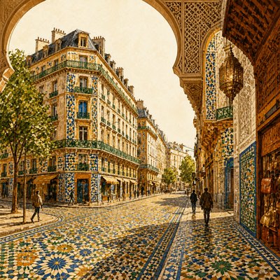 Moroccan Art Style Style Transfer Example