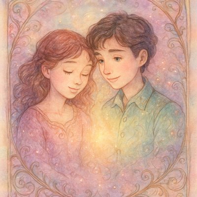 portrait of two people together