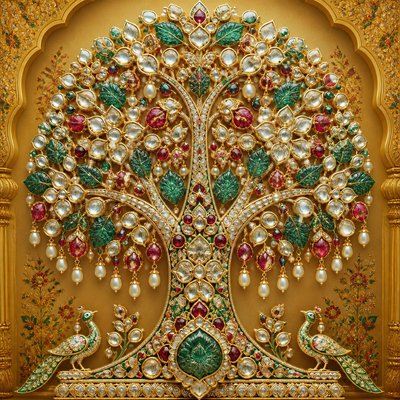 a tree in nature — Mughal Jewelry Design