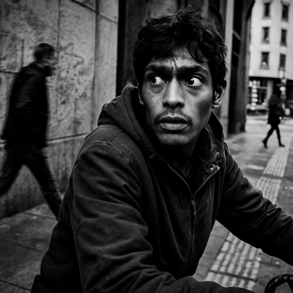 portrait of a person with expressive eyes