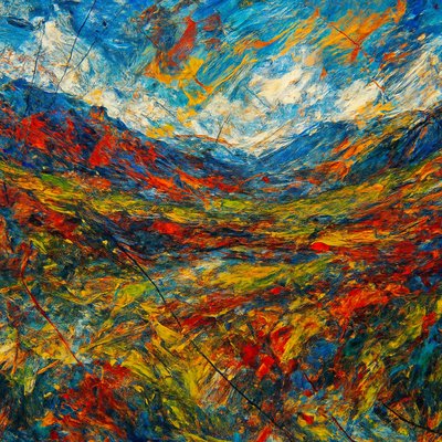 wide landscape with natural scenery