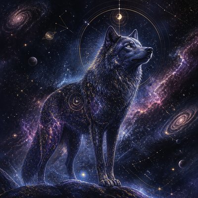 animal standing in natural pose — Spacecore Aesthetic