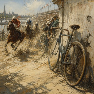 bicyle resting against a wall
