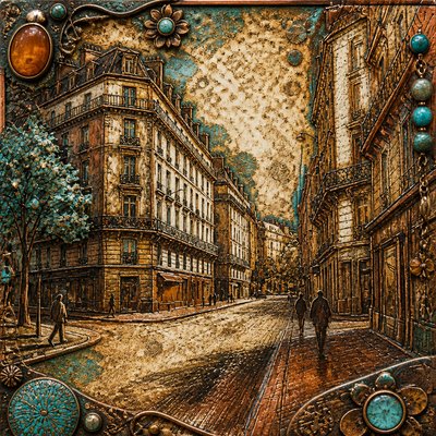 Bohemian Jewelry Design Style Transfer Example
