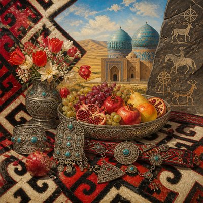 Kazakh Art Style 3