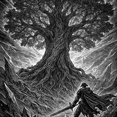 a tree in nature