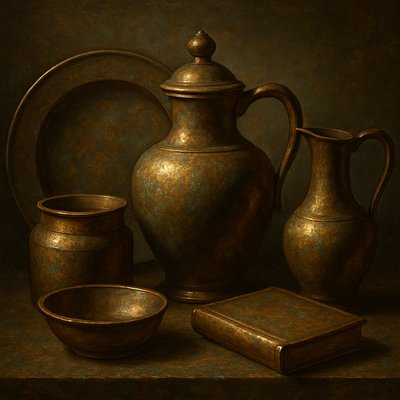 still life with everyday objects