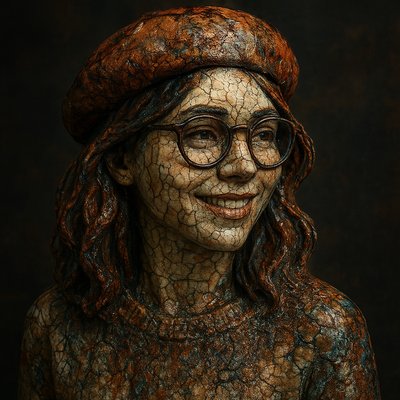 Japanese Raku Ceramic Art Style Style Transfer Example