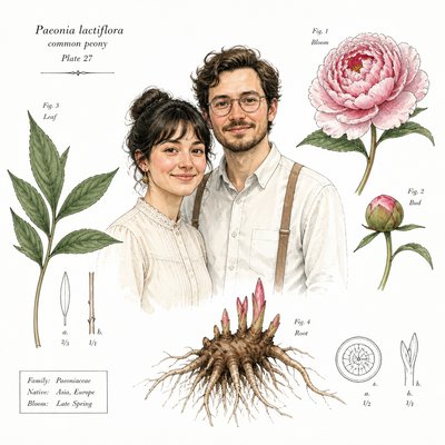 portrait of two people together