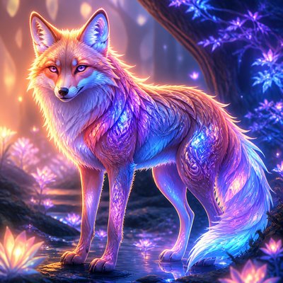 animal standing in natural pose