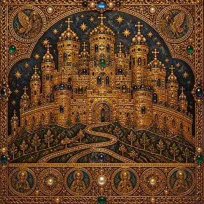 majestic castle on a hilltop