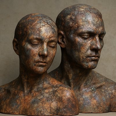portrait of two people together