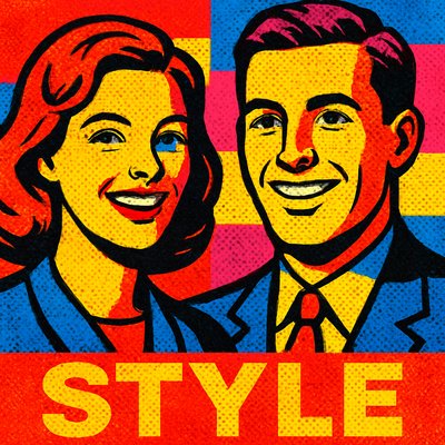 portrait of two people together
