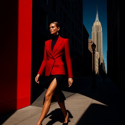 High Fashion Photography Style Style Transfer Example