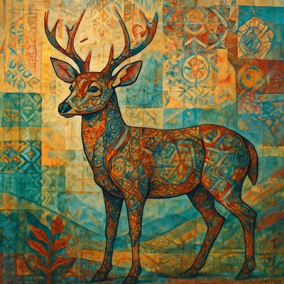 animal standing in natural pose