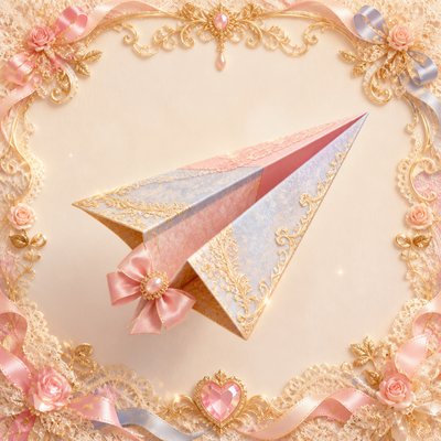 a paper plane, clean minimal composition on a plain background, no text
