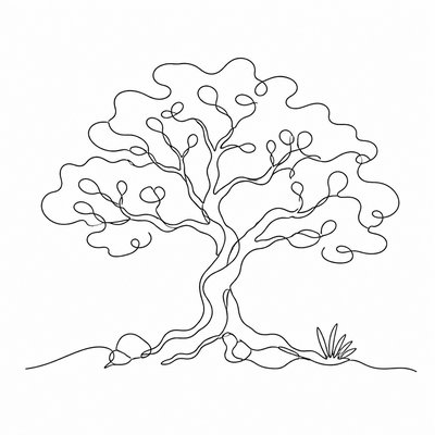 a tree in nature