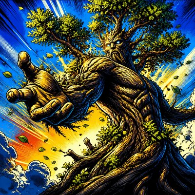 a tree in nature
