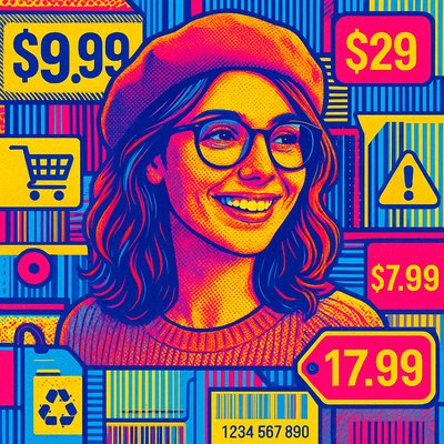 Consumer Culture Pop Art Style Style Transfer Example