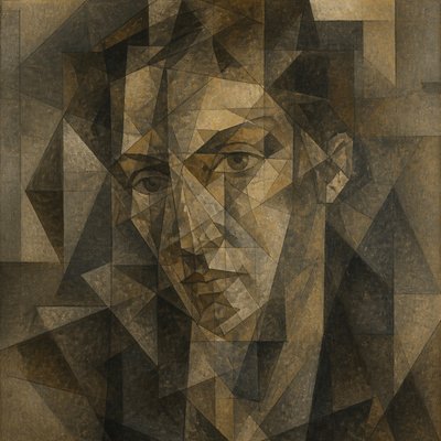 Analytical Cubism Art Style example