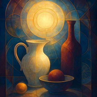 still life with everyday objects