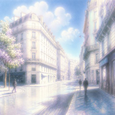 Dreamcore Aesthetic Style Transfer Example