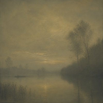 wide landscape with natural scenery — Tonal Unity Art Style