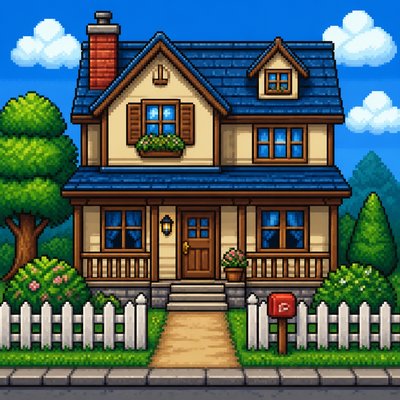 house with front view