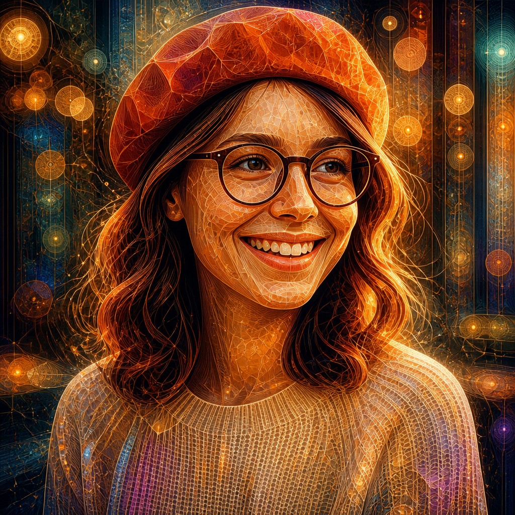 Procedural Digital Art Style Style Transfer Example