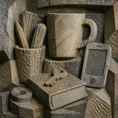 still life with everyday objects