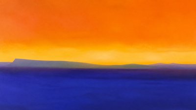 sweeping panoramic landscape with a dramatic sky