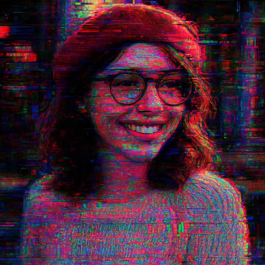 Digital Glitch Abstract Art Style Style Transfer Example