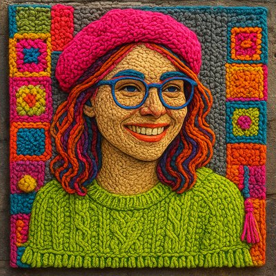 Yarn Bombing Street Art Style Style Transfer Example