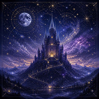 majestic castle on a hilltop