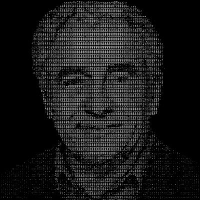 a black and white photo of a man in a suit and tie